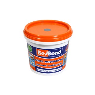 🎊Best🎊 อะคริลิค กันซึม BESBOND 1KG เทา  BESBOND  GBA002AM01O หมั่นโป๊วเคมีภัณฑ์ก่อสร้าง ต่อเติมซ่อมแซมบ้าน 🚙💨