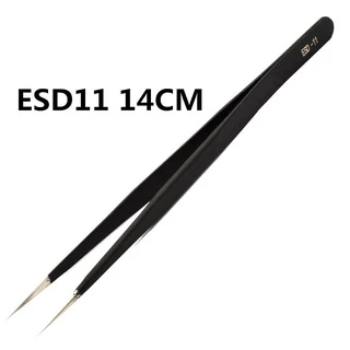 ชุดแหนบสเตนเลส ป้องกันไฟฟ้าสถิตย์ 1.5 มม. สําหรับซ่อมแซมโทรศัพท์มือถือ ESD10 ESD11 ESD12 ESD13 ESD14 ESD15