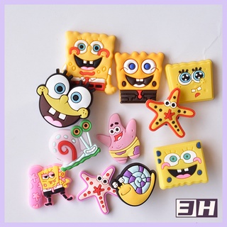 ราคาSpongebob Jibbitz เสน่ห์รองเท้า Crocs อุปกรณ์รองเท้า Crocs Pins