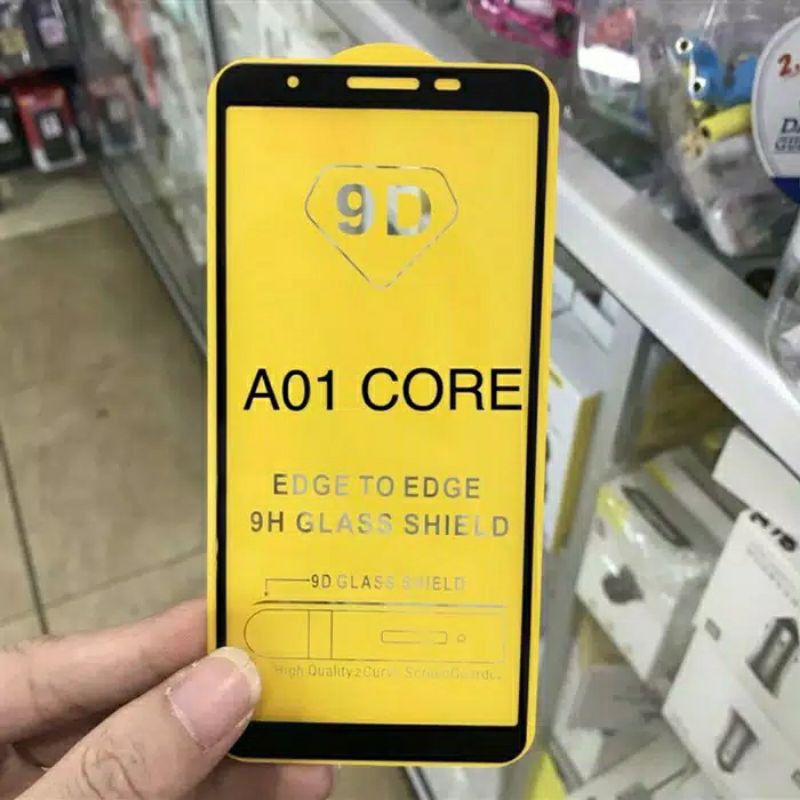 กระจก TEMPER SAMSUNG A01 CORE / A2 CORE FULL COVER 9D