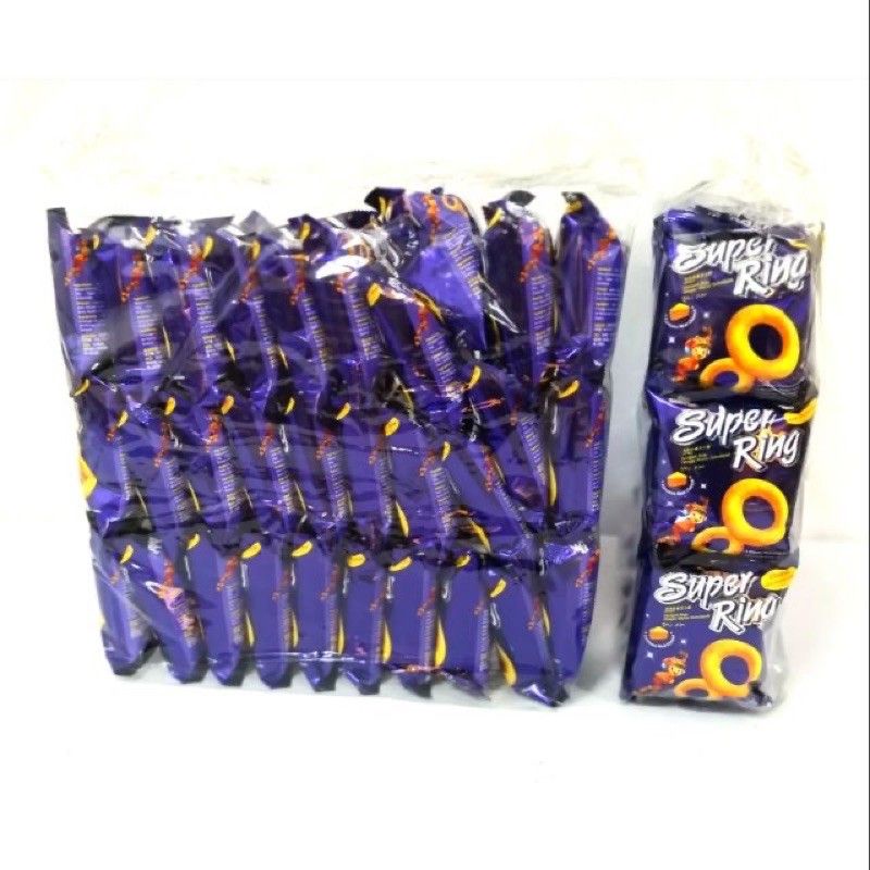 ขนมชีส Super ring บรรจุ 30 ห่อ × 14 กรัม