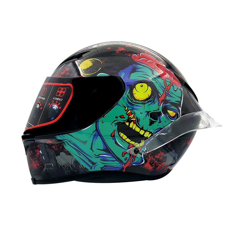 หมวกกันน็อคเต็มใบ ไซส์ L รุ่นR110-119 นวมถอดซักได้ชิวทึบ วัสดุจะเป็น ABS คุณภาพสูง - รูปที่ 3