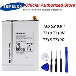 แบตซัมซุงS2 แบตเตอรี่ Samsung GALAXY Tab S2 8.0 T710 T715 T719C EB-BT710ABE EB-BT710ABE SM T713N 4000mAh