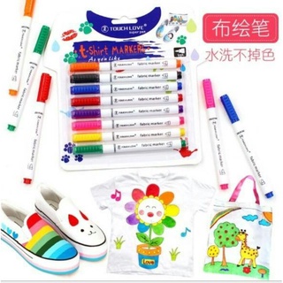 T shirt marker ปากการเขียน8สี (ไม่มีเาฌ