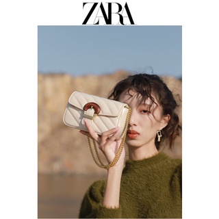 Zara Niche กระเป๋าสะพายไหล่ สะพายข้าง แต่งสายโซ่ ขนาดเล็ก หรูหรา ระดับไฮเอนด์ แฟชั่นฤดูใบไม้ผลิ และฤดูร้อน สําหรับสตรี 2022