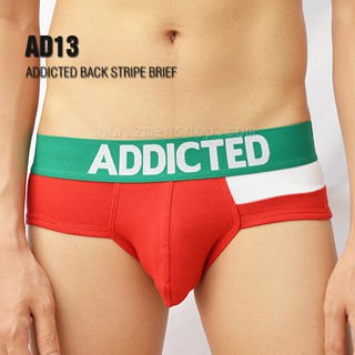 ADDICTED : BACK STRIPE BRIEF (แดง)