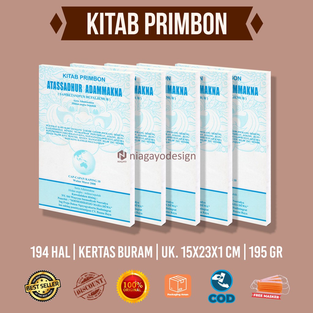 หนังสือ Java Primbon: หนังสือของ Primbon Oversadakna