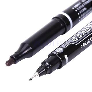 ปากกา เขียนแผ่นCD 2 หัว M&G รุ่น MG-2130 ขนาด 1.5/0.5 มม. มี3สีให้เลือก(น้ำเงิน/แดง/ดำ ) （ราคาต่อด้าม）
