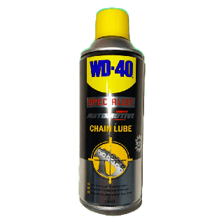 WD40 AUTOMOTIVE สเปรย์หล่อลื่นโซ่ Chain Lube ขนาด 360 มิลลิลิตร | แห้งไว ปราศจากคราบน้ำมัน หล่อลื่นและปกป้องโซ่ยาวนาน