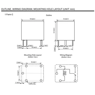 Relay CMA51H-S-DC12V-C รีเลย์ 12V 20A 5ขา