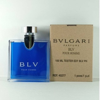 Bvlgari Blv Pour Homme Edt 100ml. กล่องเทสเตอร์