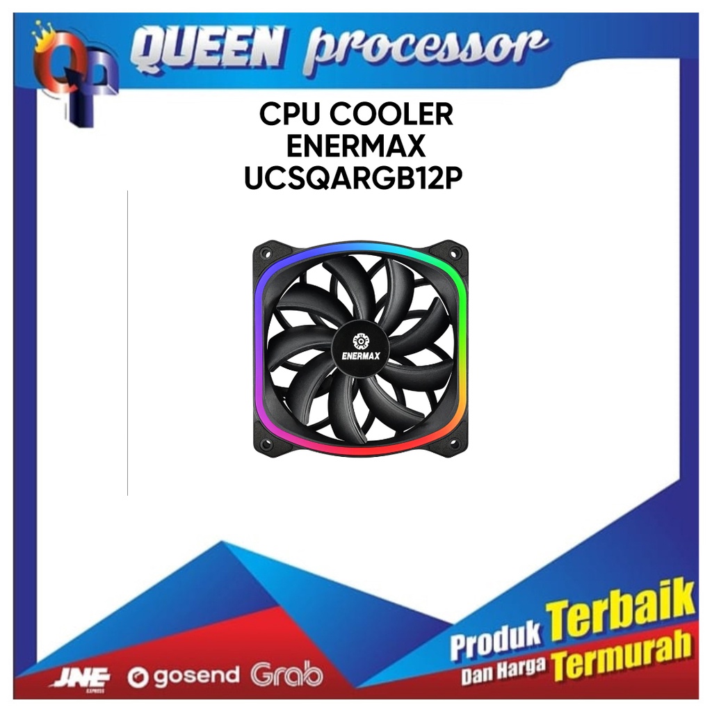 CPU COOLER ENERMAX UCSQARGB12P-SG สีดํา