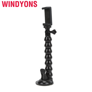 Windyons Extension Suction Cup Car Mount Holder With Phone For Action Camera