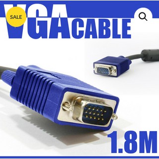 สายต่อจอ VGA Monitor สายต่อจอคอมพิวเตอร์ VGA MaleTo Male 15pin 1.8M/3/M