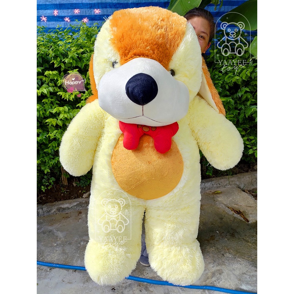 ตุ๊กตาหมาขนปุยตัวใหญ่ หูปก ขนาด110เซนติเมตร น่ารักมากจ้า