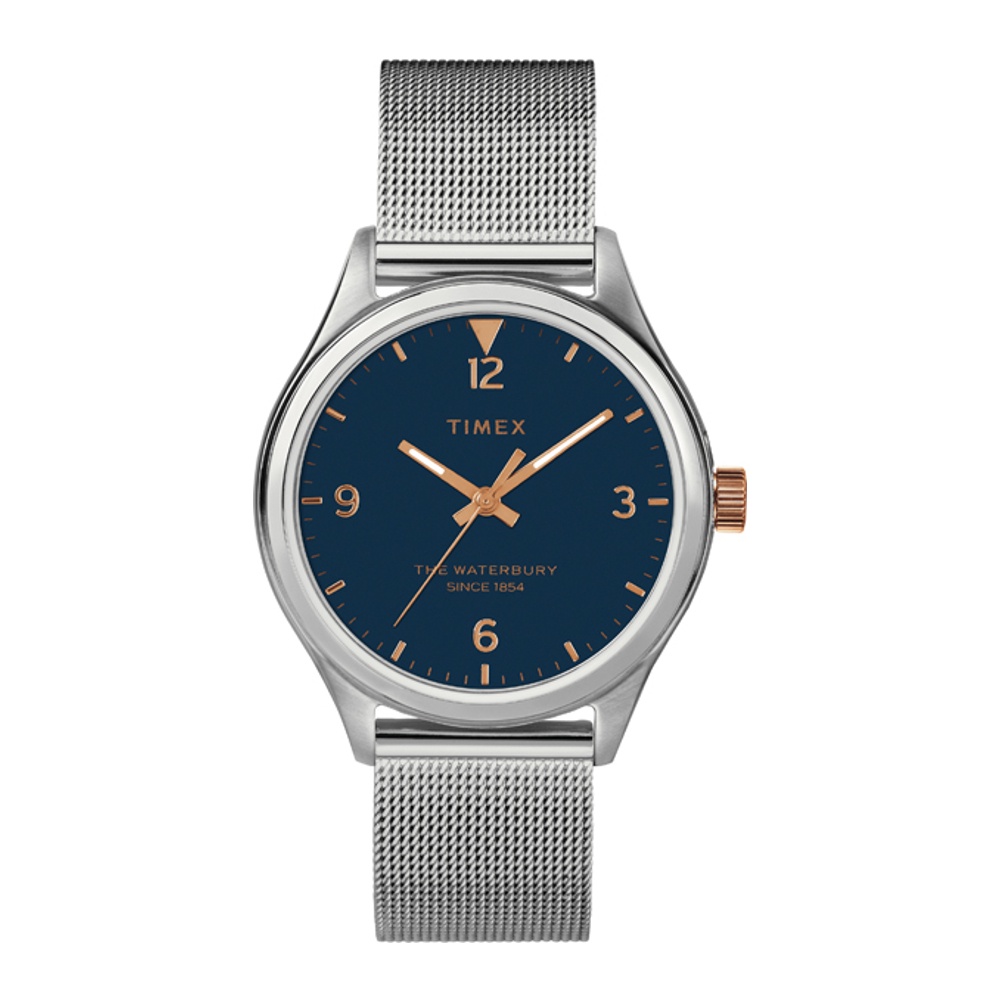 Timex TW2T36300 Waterbury นาฬิกาข้อมือผู้หญิง หน้าปัด 34 มม.