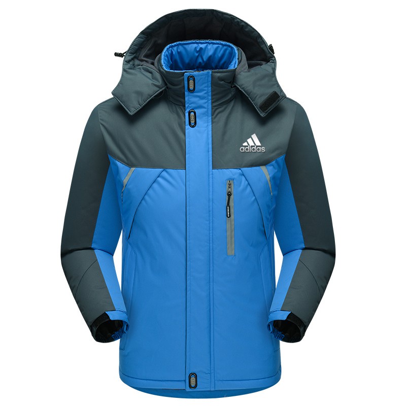◕Adidas ！Ready Stock ! Man's Colthes Loose Coat 2019 Winter New Style Tide Brand Plus Velvet #1