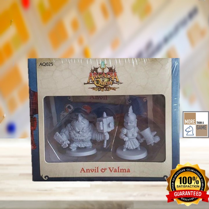 Arcadia Quest : Anvil &amp; Valma Boardgame [ของแท้] [Kickstarter Exclusive]