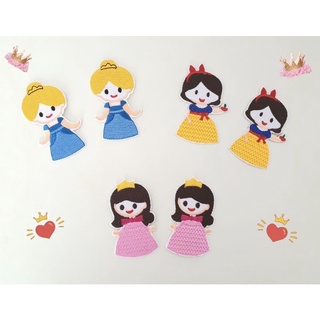 ตัวรีดติดเสื้อ พร้อมส่ง // ตัวรีดติดเสื้อ ลายเจ้าหญิง Princess