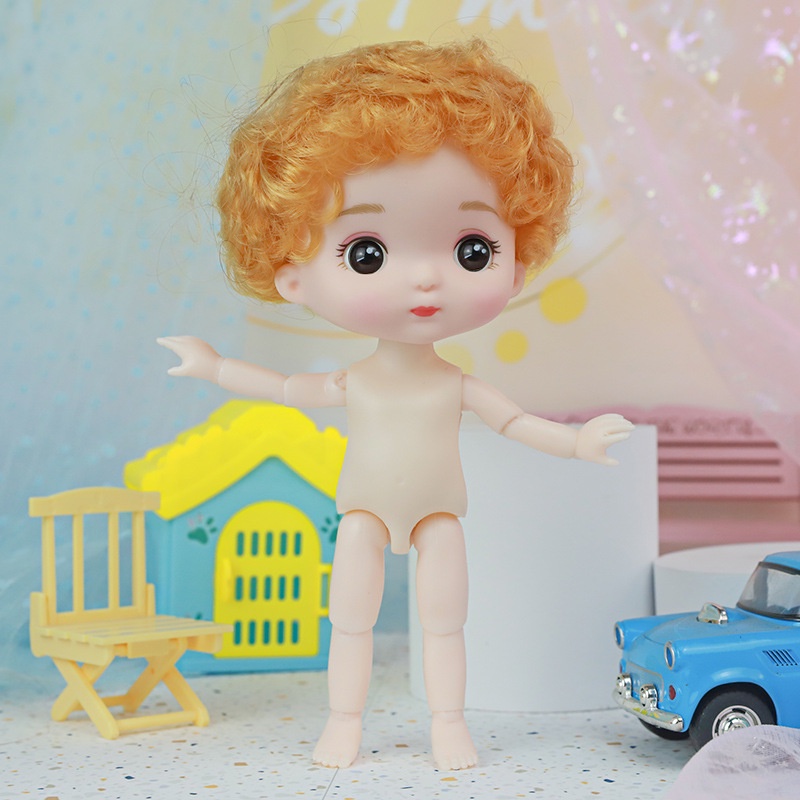 ใหม่ ชุดตุ๊กตาน่ารัก 1/8 Bjd 16 ซม. พร้อมเสื้อผ้า สําหรับเด็กผู้หญิง และเด็กผู้ชาย