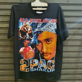 เสื้อวง 2 Pac /Tupac Shakur เสื้อทูพัค ชาเคอร์ สกรีนสวย