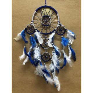 Dream catcher size 9 cm. (เครื่องรางดักความฝัน) DSP1-09