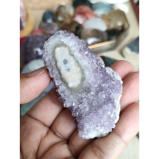 💙 อเมทิส อาย อาเกต ( Amethyst Eye Agate ) จากแหล่ง บราซิล เเท้