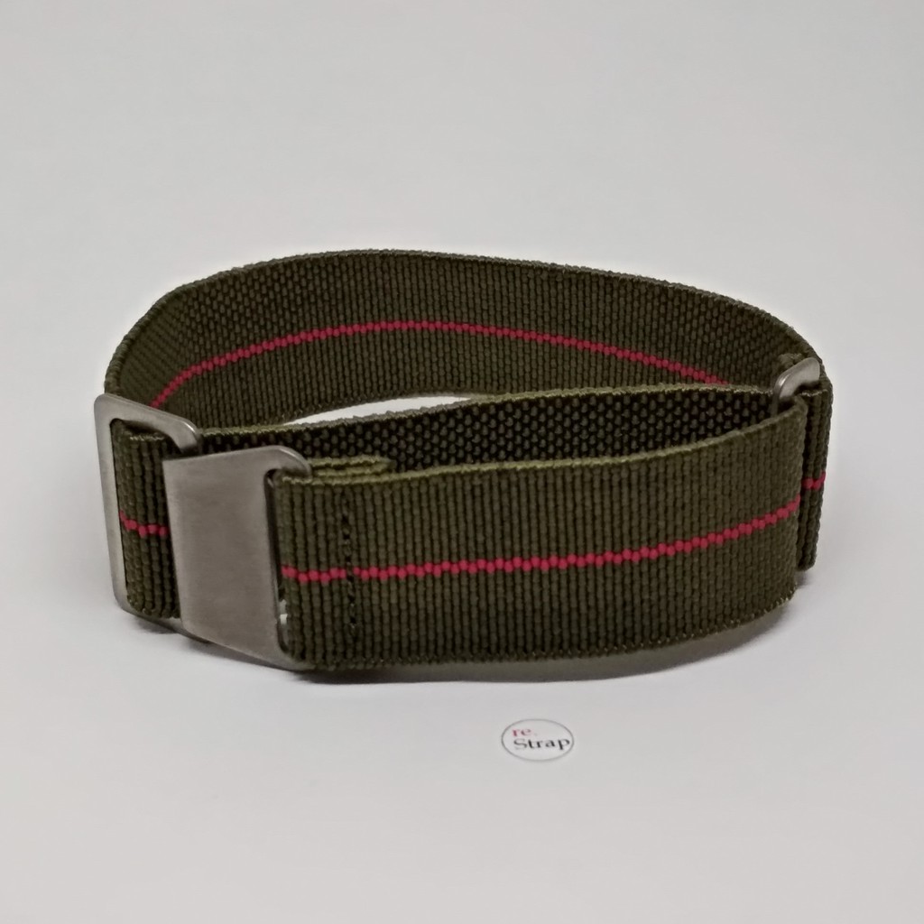 MN Strap สายนาฬิกา Nato - Army Green Red Centerline
