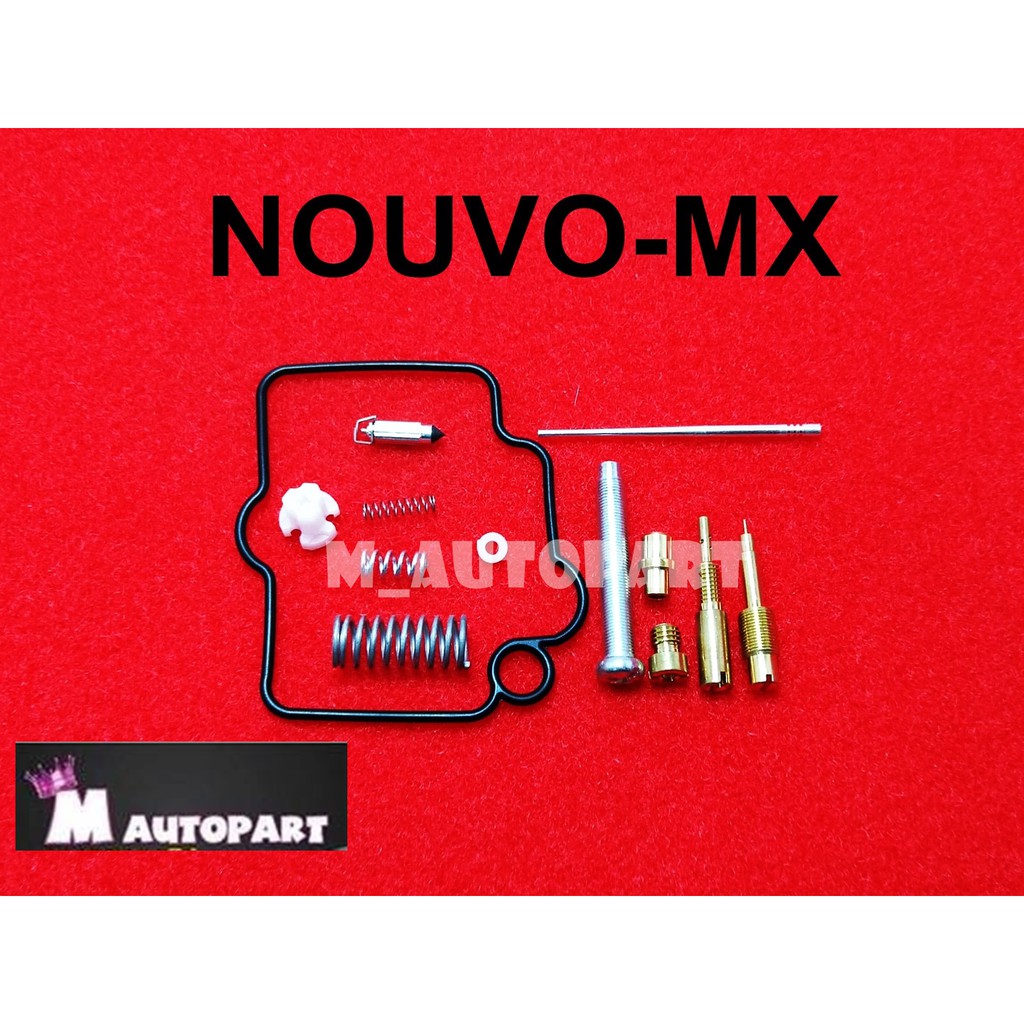 ชุดซ่อมคาร์บูNOUVO-MX ชุดซ่อมคาบิวนูโว-MX  ชุดซ่อมคาร์บูเรเตอร์ยามาฮ่านูโว-MX