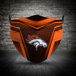 Denver Broncos Nfl หน้ากากผ้าฝ้าย 5-3 D