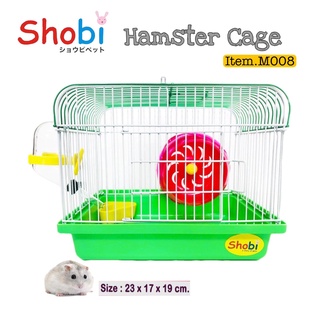 Shobi-M008 🐹กรงหนูแฮมสเตอร์ ⚡️สินค้าพร้อมส่ง🎉