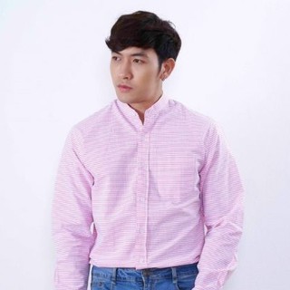 เสื้อเชิ้ต Quattro รุ่น White Pink (เสื้อเชิ้ตแฟชั่น เชิ้ตทำงาน) #พร้อมส่ง