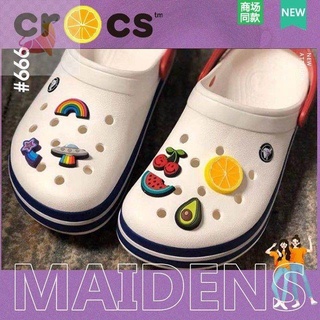 ตัวติดรองเท้าหัวโต ตัวการ์ตูนติดรองเท้า ที่ติดรองเท้า ตุ๊กตาติดรองเท้า crocs ตัวติดรองเท้า จิ๊บบิทติดรองเท้า☋หลุมรองเท้า