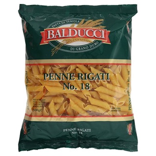 🔥ลดตาแตก🤩!! บาล์ดูซซี่ เพนเน่ ริกาทิ เส้นพาสต้า เบอร์ 18 500กรัม Balducci No. 18 Penne Rigati 500g