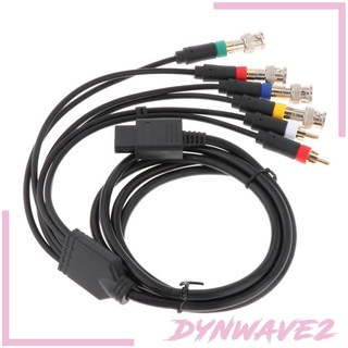 [Dynwave2] สายเคเบิลคอมโพสิต สเตอริโอ Av Rca สําหรับ Nintendo 64 Hdtv Sfc