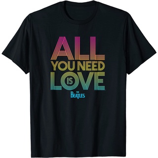 เสื้อยืดวินเทจเสื้อยืด พิมพ์ลาย The Beatles All You Need is Love สําหรับผู้ใหญ่S-4XL