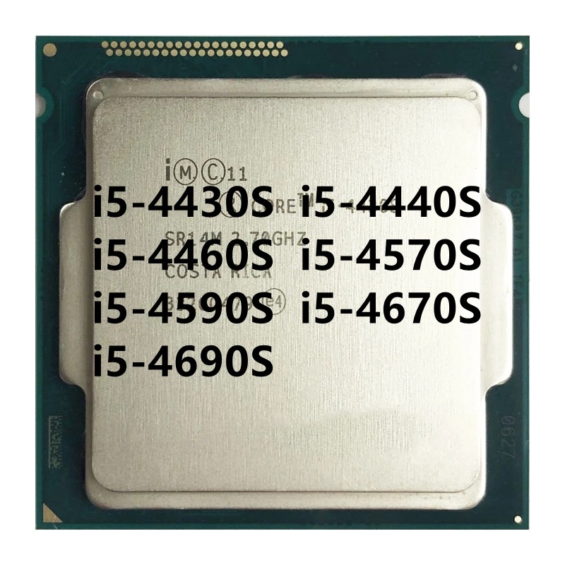 หน่วยประมวลผล CPU i5-4430S i5-4440S i5-4460S i5-4570S i5-4590S i5-4670S i5-4690S Quad-Core LGA 1150