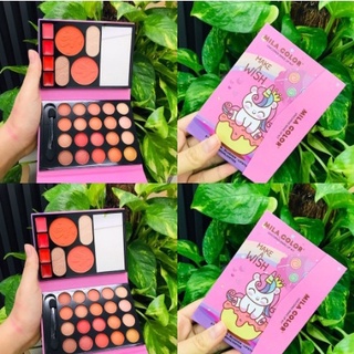 MC 5034-5043อายแชโดว์ พาเลทแต่งตากระเป๋า MILA COLOR​ Eyeshadow​ บ​ลัช​ออน​ ลิปสติก​ คิ้ว​ฝุ่น​ ไฮไลท์