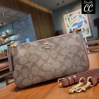 (แท้ 💯%‼) COACH F58321 TOP HANDLE POUCH