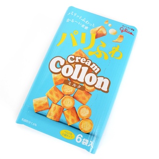 ขนมญี่ปุ่น นำเข้า GLICO Cream Collon 1 กล่องมี 6 ห่อ 13.5g