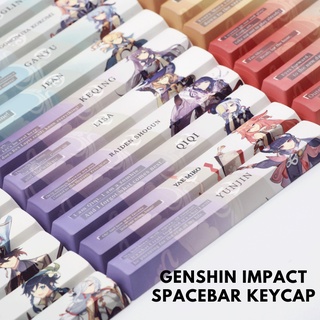 Genshin Impact Spacebar keycap ปุ่มคีย์บอร์ดสเปซบาร์ OEM PBT DIY PBT Keycap Mechanical Beyboard Button