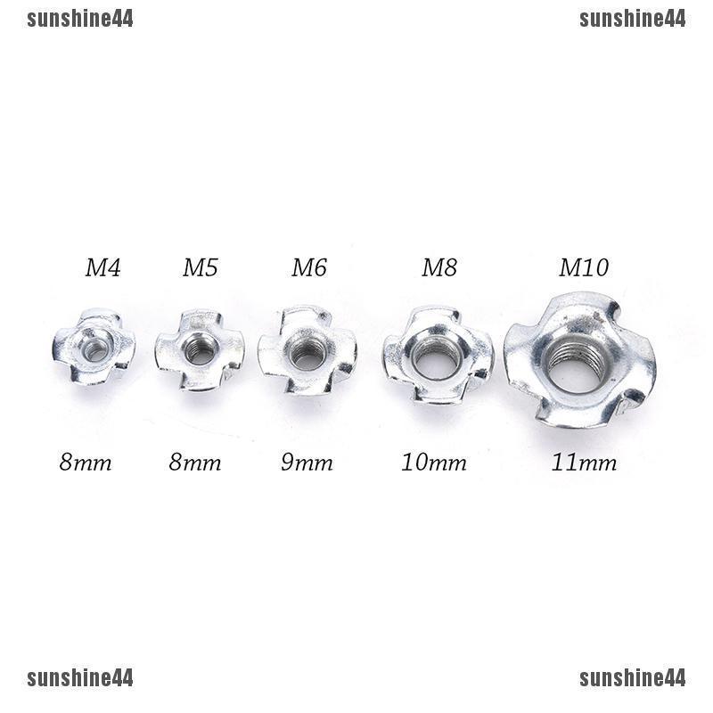 ☆☆น็อตสังกะสี สําหรับเฟอร์นิเจอร์ไม้ M4 M5 M6 M8 M10 10 ชิ้น