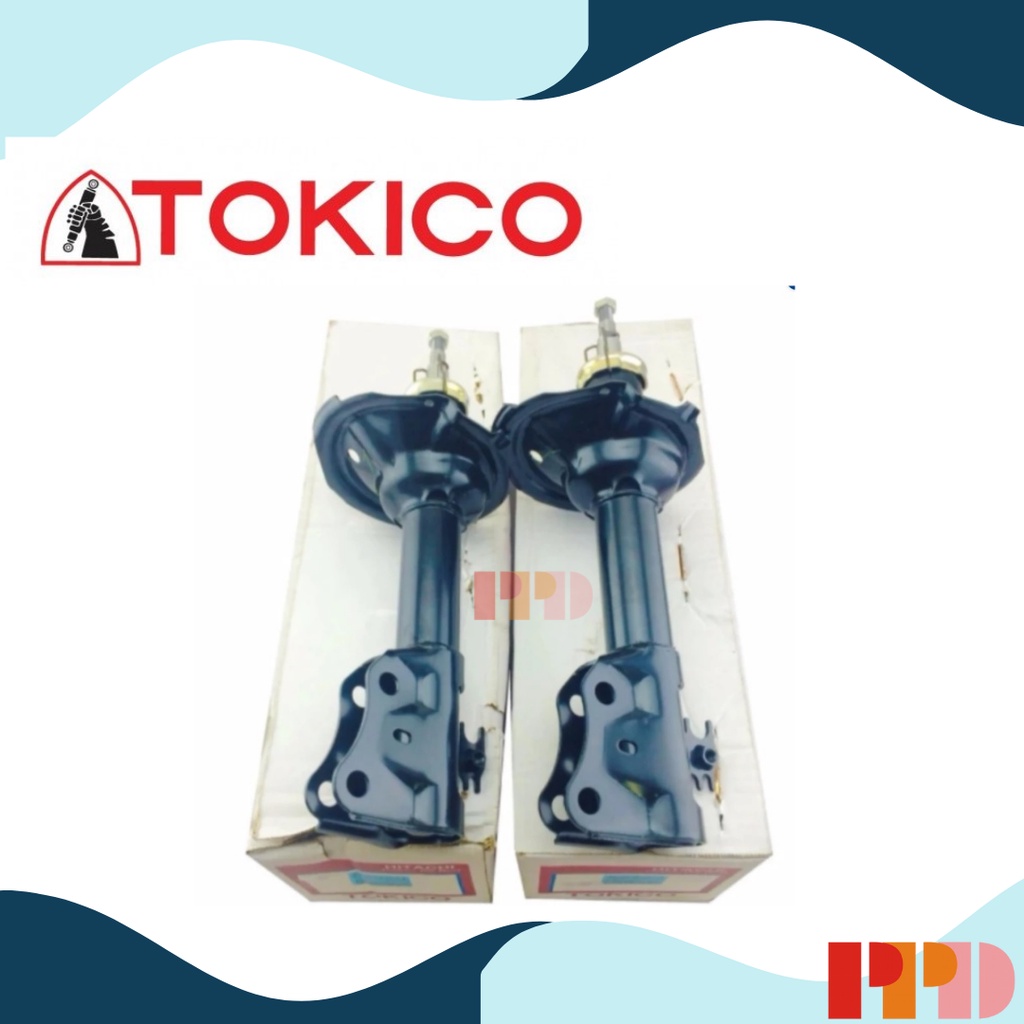 TOKICO โช้คอัพ โทคิโคะ คู่หน้า Strut Gas Type สำหรับ TOYOTA SOLUNA VIOS NCP42 2002-2004 8510-09890 (