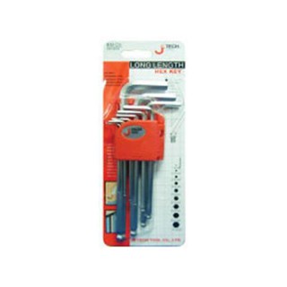 หกเหลี่ยม MM 9 ชิ้น/ชุด JE TECH 20104 MM 9EA/SET JE TECH HEX KEY