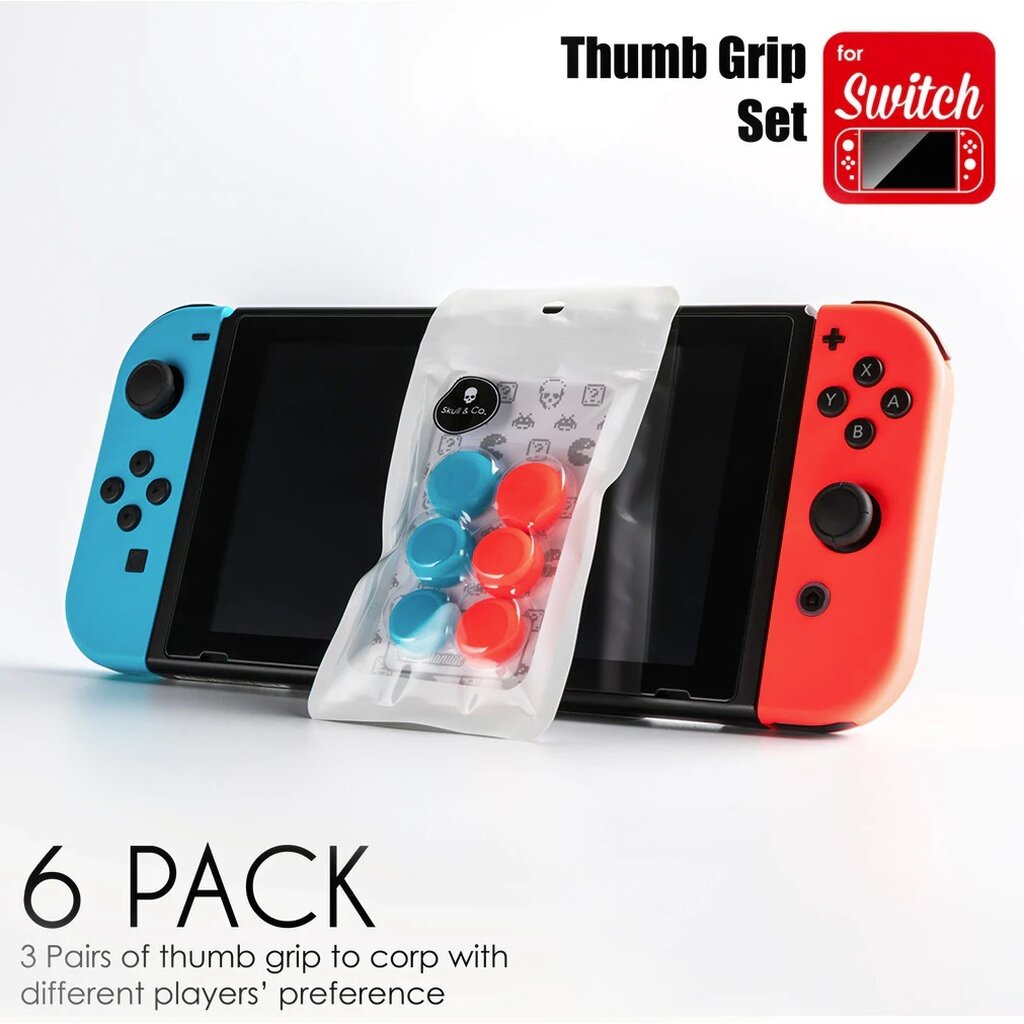 Skull & Co. Thumb Grip for Nintendo Switch Joy-Con (แพ็ค 3 คู่)