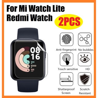 2 ชิ้น ฟิล์ม Redmi watch 2 ฟิล์มกันรอย ฟิล์มไฮโดรเจล TPU นิ่ม ฟิล์มกันรอย ฟิล์มป้องกันการระเบิด สำหรับ Xiaomi Mi Watch Lite , Redmi Watch ฟิล์ม , Mi Watch Lite 2