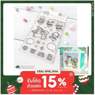 Clear Stamp เคลียร์แสตมป์ ตัวปั้มใส Snow Much Fun 6x8 นิ้ว 🎅🎄