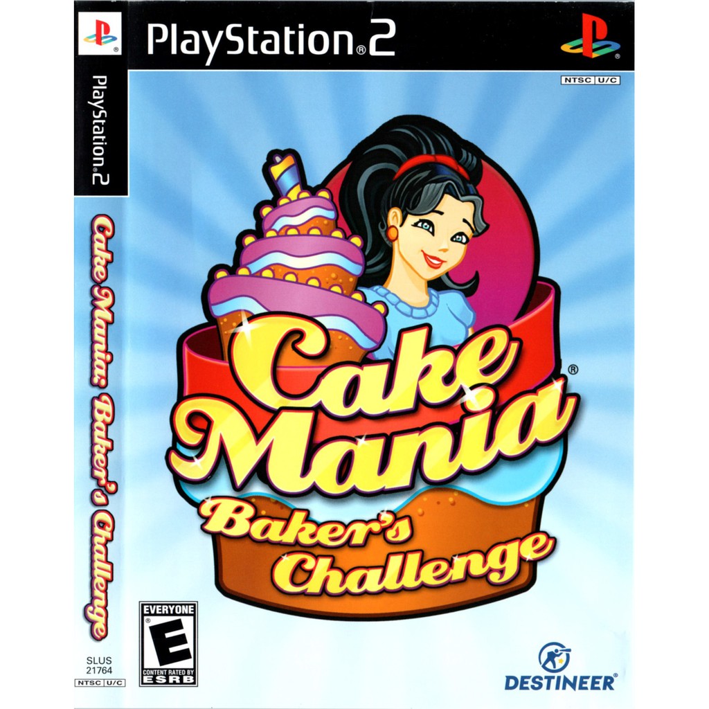 แผ่นเกมส์ Cake Mania Baker's Challenge PS2 Playstation2 คุณภาพสูง ราคาถูก