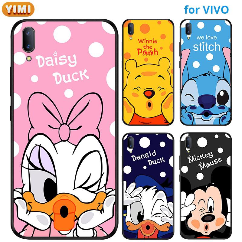 เคส VIVO Y02 Y16 Y02S Y20 Y20S Y20T Y12A Y12S Y20SG Y01 Y15A Y15S Y20I Y21S Y3S T1 T1x Y33T Y21T 5G Y33s Y21 2021 Y17 Y15 Y11 Y11D Y12i Y19 มือถือ ลายมิกกี้เมาส์ สําหรับ