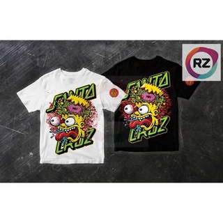 คอตต้อนคอกลมเสื้อยืด ผ้าไมโครไฟเบอร์ ลาย Santa Cruz Viral Raya 2022 พลัสไซซ์ S-5XL